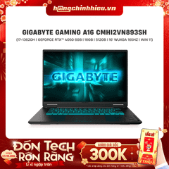 Laptop Gigabyte Gaming A16 CMHI2VN893SH (i7-13620H | GeForce RTX™ 4050 6GB | 16GB | 512GB | 16' WUXGA 165Hz | Win 11)