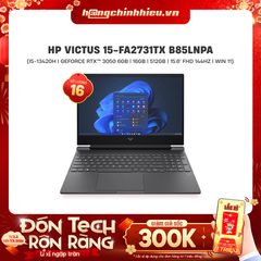Laptop Gaming HP Victus 15-fa2731TX B85LNPA (i5-13420H | GeForce RTX™ 3050 6GB | 16GB | 512GB |  15.6' FHD 144Hz | Win 11)