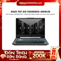 Laptop ASUS TUF Gaming A15 FA506NCG-HN184W (R7-7445HS | GeForce RTX™ 3050 4GB | 16GB | 512GB | 15.6' FHD 144Hz | Win 11)