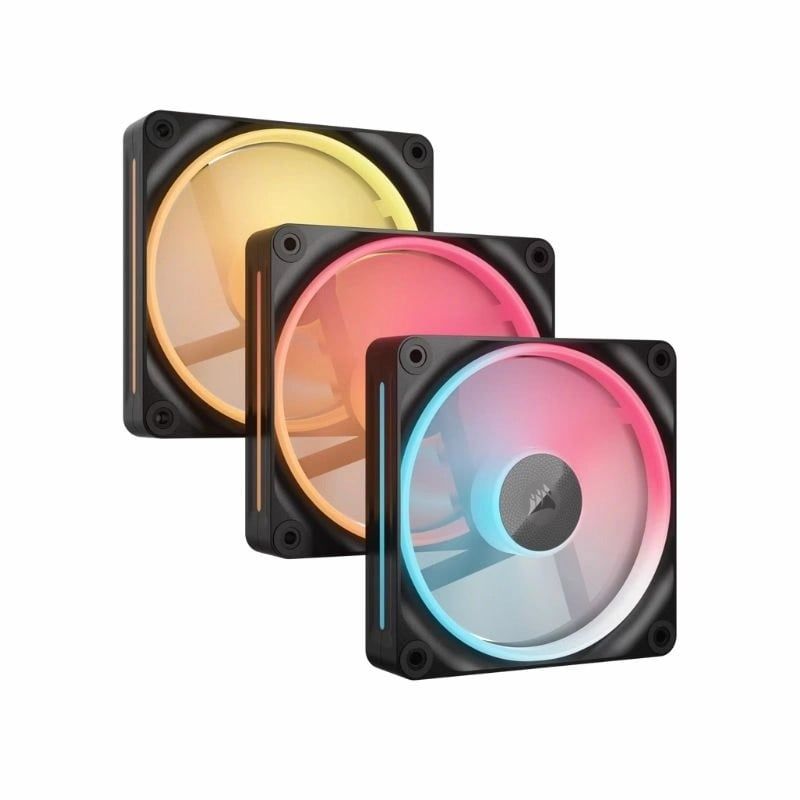 Bộ 3 quạt máy tính Corsair iCUE LINK LX120-R RGB Black CO-9051050-WW