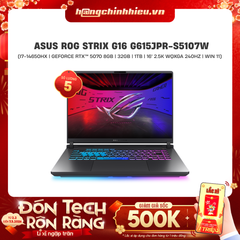 Laptop ASUS ROG Strix G16 G615JPR-S5107W (i7-14650HX | GeForce RTX™ 5070 8GB | 32GB | 1TB | 16' 2.5K WQXGA 240Hz | Win 11)