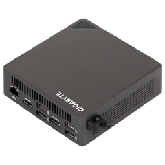 Mini PC GIGABYTE BRIX (GB-BRU5-225H) (Ultra 5 225H | 2xD5-6400 | 2xNVMe | 2xHDMI | 1xUSB4 | WiFi 7 | Bluetooth | 1xLAN | VESA | NoOS | Đen)