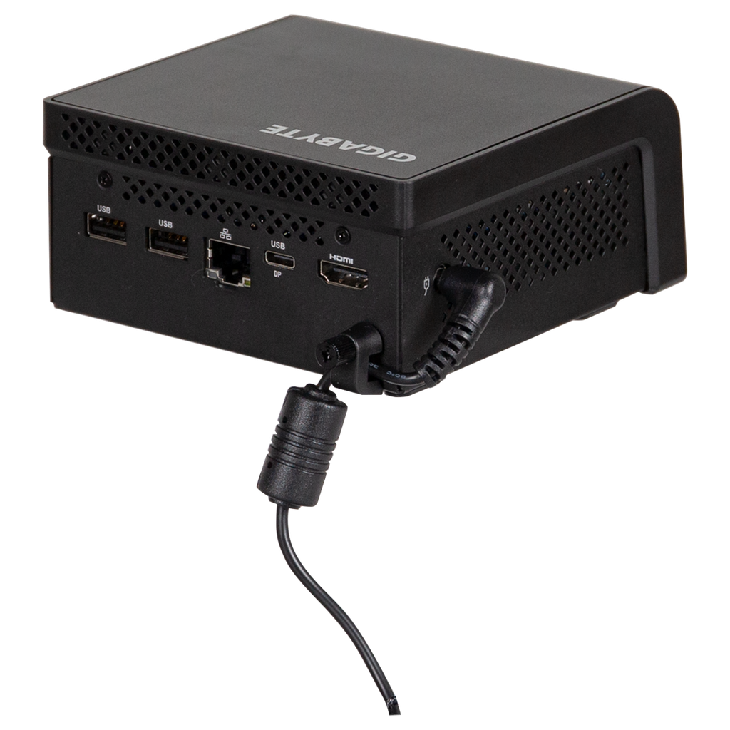 Mini PC GIGABYTE BRIX (GB-BTIP-N250) (N250 | 1xD5-4800 | 1x NVMe/1x Sata | 1xHDMI | WiFi | Bluetooth | 1xLAN | VESA | NoOS | ĐEN)