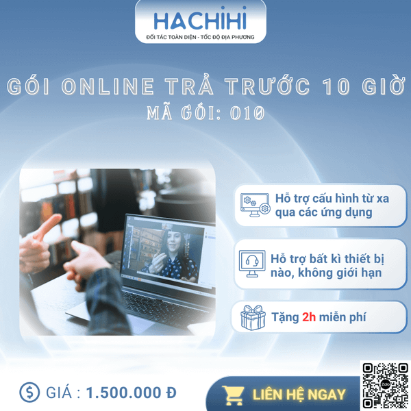 Dịch vụ IT Helpdesk Online Trả Trước 10 giờ (O10)