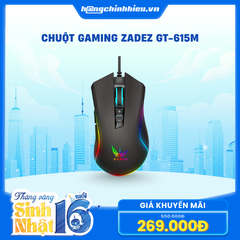 Chuột Gaming Zadez GT-615M RGB