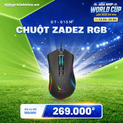 Chuột Gaming Zadez GT-615M RGB