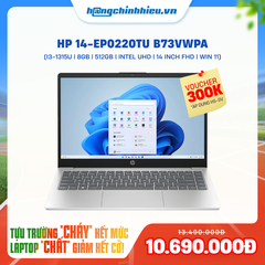 Laptop HP 14-ep0220TU B73VWPA (i3-1315U | 8GB | 512GB | Intel UHD Graphics | 14 inch FHD | Win 11)