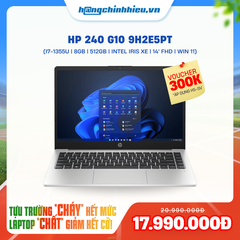 Laptop HP 240 G10 9H2E5PT (i7-1355U | 8GB | 512GB | Intel Iris Xe | 14' FHD | Win 11)