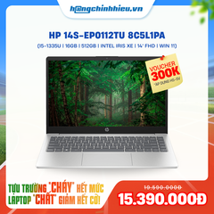 Laptop HP 14s-ep0112TU 8C5L1PA (i5-1335U | 16GB | 512GB | Intel Iris Xe | 14' FHD | Win 11)