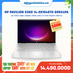 Laptop HP Pavilion X360 14-ek1046TU 80R24PA (i3-1315U | 8GB | 256GB | Intel UHD | 14' FHD Touch | Win 11)