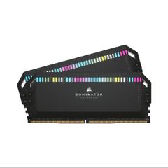 Ram PC Corsair Dominator Platinum Black RGB 64GB 5200Mhz DDR5 (2x32GB) CMT64GX5M2B5200C40