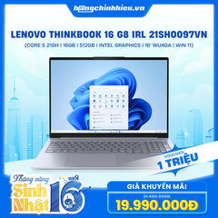 Laptop Lenovo ThinkBook 16 G8 IRL 21SH0097VN (Core 5 210H | 16GB | 512GB | Intel Graphics | 16' WUXGA | Win 11)