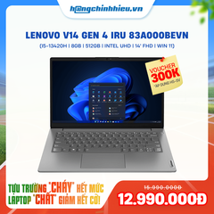 Laptop Lenovo V14 Gen 4 IRU 83A000BEVN (i5-13420H | 8GB | 512GB | Intel UHD Graphics | 14' FHD | Win 11)
