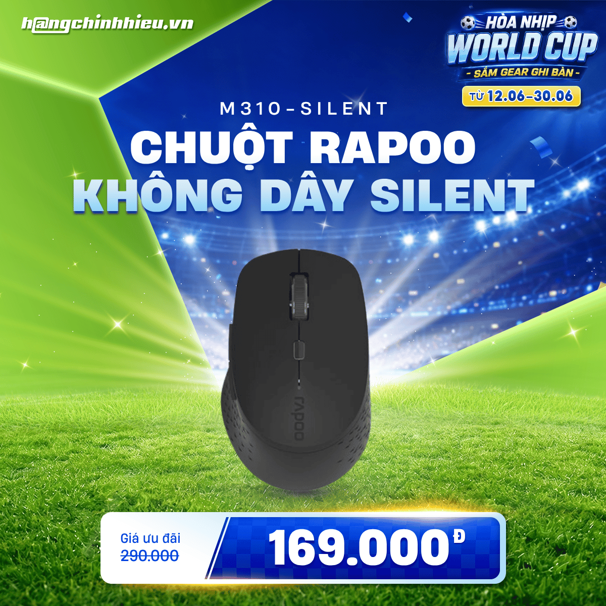 Chuột không dây Rapoo M310 Silent