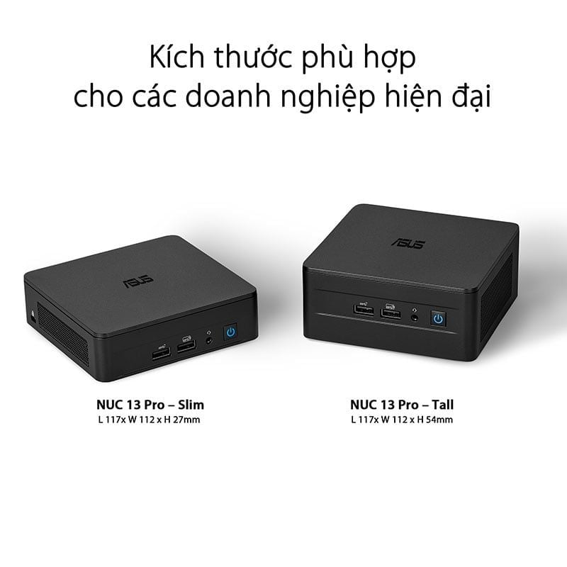 PC Mini Asus NUC 13 Pro Tall RNUC13ANHH700000I (Intel Core i7-13620H|  2 x DDR4 3200 | Free DOS)