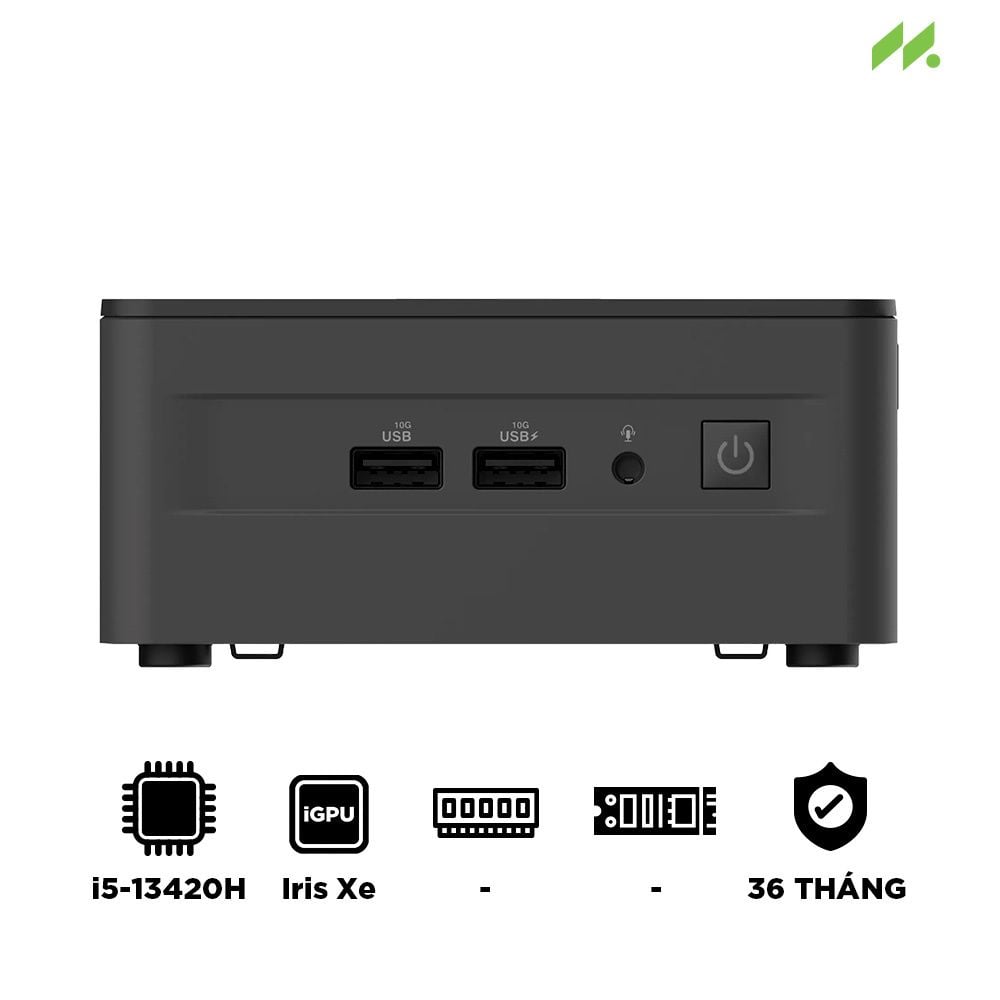 PC Mini Asus NUC 13 PRO RNUC13ANHH500000I ( Intel Core i5 13420H | 2x DDR4-3200 | M.2 PCIe Gen4x4| LAN )