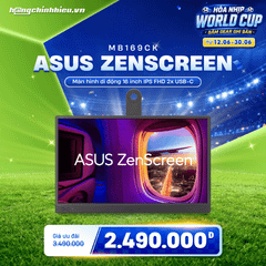 Màn hình di động ASUS ZenScreen MB169CK 16 inch IPS FHD 2x USB-C