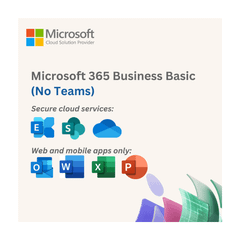 Phần mềm Microsoft 365 Business Basic No Teams (1 User) 12 Tháng