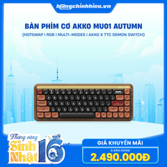 Bàn phím cơ AKKO MU01 Autumn (Hotswap | RGB | Multi-Modes | Akko X TTC Demon Switch)