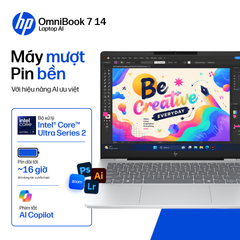 Laptop HP OmniBook 7 14-fs0043TU C1MN3PA (Core 5 210H | 16GB | 512GB | Intel Graphics | 14' 2K | Win 11 + Office Home 2024)