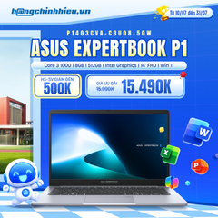 Laptop ASUS ExpertBook P1 P1403CVA-C3U08-50W (Core 3 100U | 8GB | 512GB | Intel Graphics | 14' FHD | Win 11)