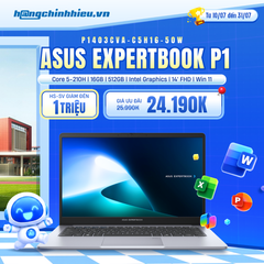 Laptop ASUS ExpertBook P1 P1403CVA-C5H16-50W (Core 5-210H | 16GB | 512GB | Intel Graphics | 14' FHD | Win 11)