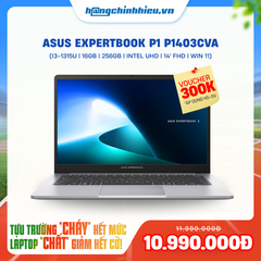 Laptop ASUS ExpertBook P1 P1403CVA-i308256-50W-16G (i3-1315U | 16GB | 256GB | Intel UHD | 14' FHD | Win 11)