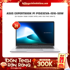 Laptop ASUS ExpertBook P1 P1503CVA-i516-50W (i5-13420H | 16GB | 512GB | Intel UHD | 15.6' FHD | Win 11)
