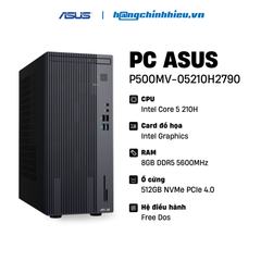 PC ASUS P500MV-05210H2790 (Core 5-210H | 8GB DDR5 | 512GB SSD | DOS)