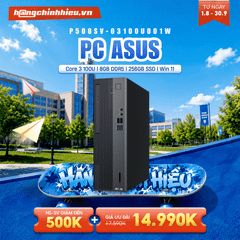 PC ASUS P500SV-03100U001W (Core 3 100U | 8GB DDR5 | 256GB SSD | Win 11)