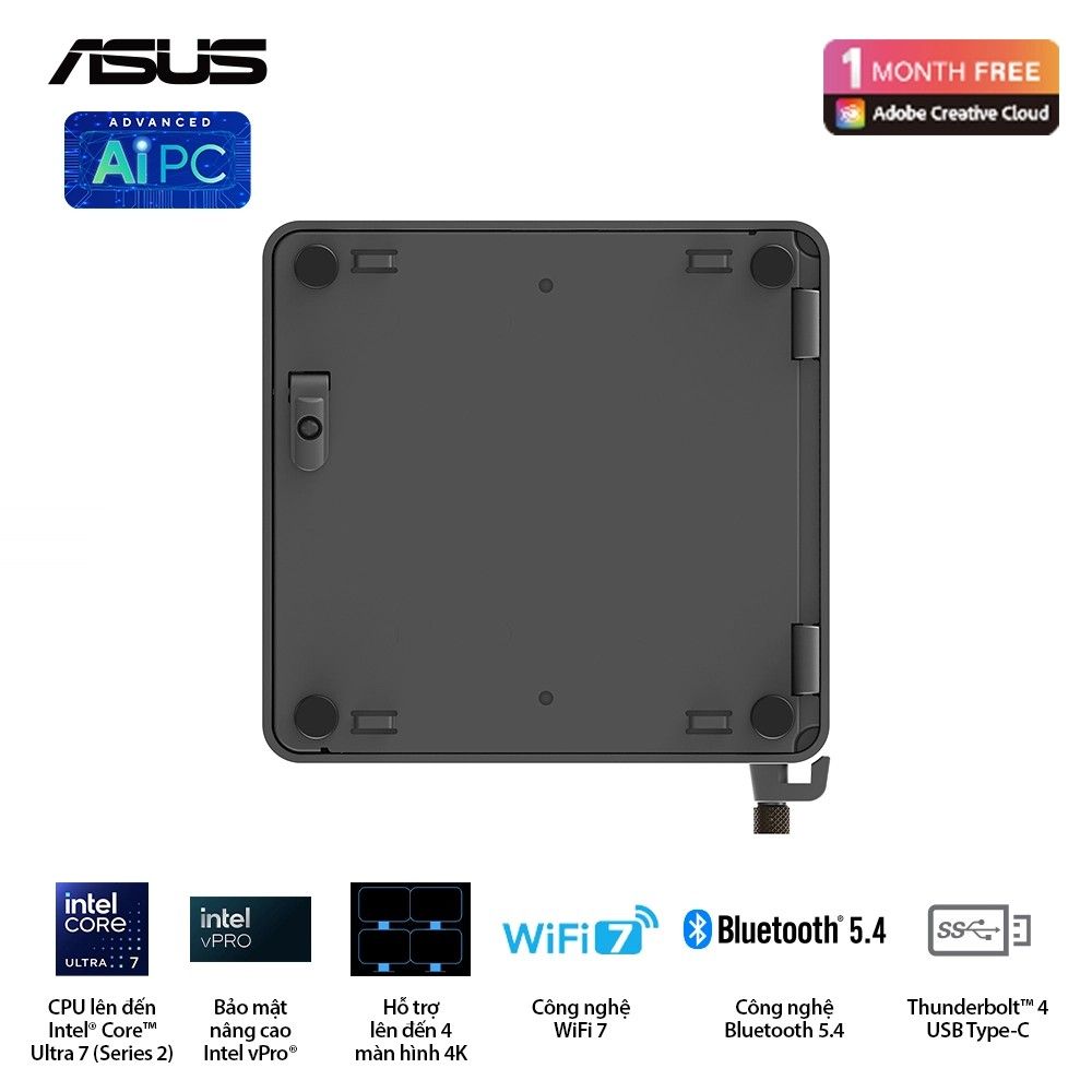 PC Mini ASUS NUC 15 Pro Tall RNUC15CRHU500000I (Ultra 5 225H, Arc Graphics)