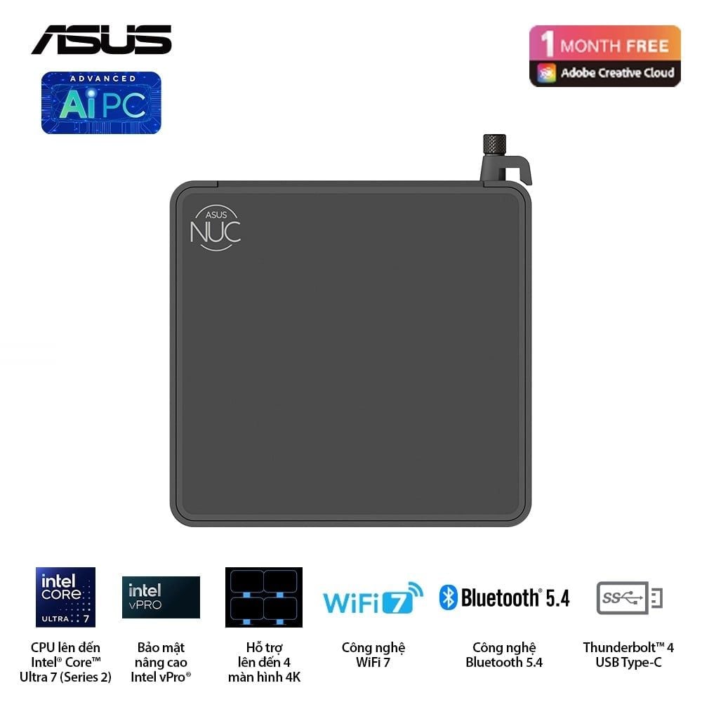 PC Mini ASUS NUC 15 Pro Tall RNUC15CRHU500000I (Ultra 5 225H, Arc Graphics)