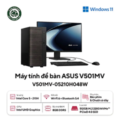 PC ASUS Mini Tower V501MV-05210H048W (Core™ 5 210H | 8GB DDR5 | 512GB SSD |  Intel Graphics | Win 11)