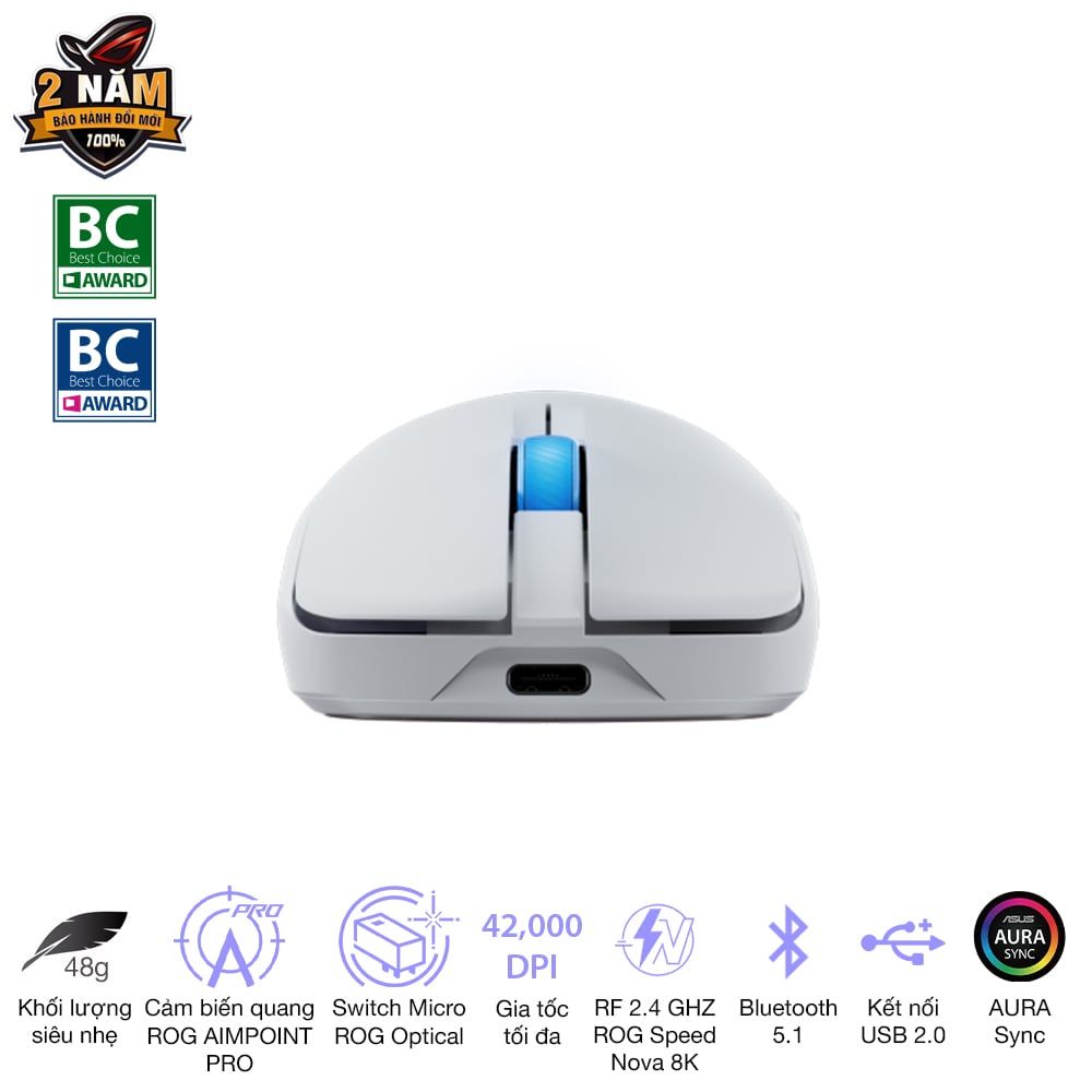 Chuột Gaming không dây ASUS ROG Harpe II Ace