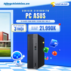 PC ASUS S501SER-314100017W (i3-14100 | 8GB DDR5 | 512GB SSD | Win 11)