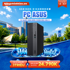 PC ASUS S501SER-514400056W (i5-14400 | 8GB DDR5 | 512GB SSD | Win 11)