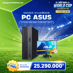 PC ASUS S501SER-514400056W (i5-14400 | 8GB DDR5 | 512GB SSD | Win 11)