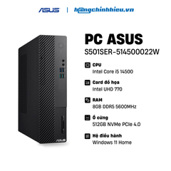 PC ASUS S501SER-514500022W (i5-14500 | 8GB DDR5 | 512GB SSD | Win 11)