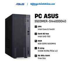 PC ASUS S503MER-5144000040 (i5-14400 | 8GB DDR5 | 512GB SSD | DOS)