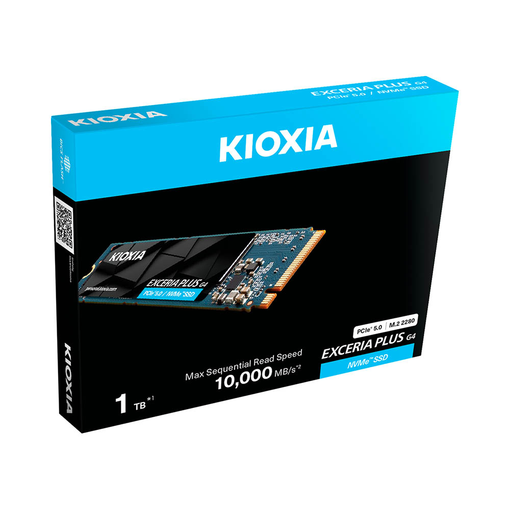 Ổ cứng SSD Kioxia EXCERIA PLUS G4 1TB NVMe Gen 5x4 LVD10Z001TG8