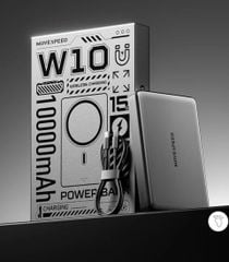 Sạc dự phòng từ tính Movespeed W10 | 10000mAh | 20W | Đen