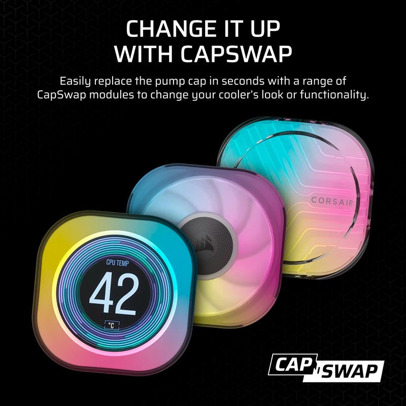 Tản nhiệt nước Corsair iCUE LINK TITAN 360 RX RGB LCD Black