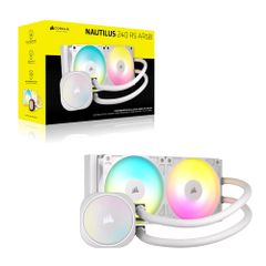 Tản nhiệt nước AIO Corsair NAUTILUS 240 ARGB White (CW-9061032-WW)