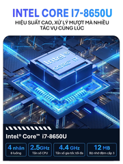 PC All In One Viamei G33 (i7-8650U | 16GB | 512GB | Intel UHD 620 | 27' FHD | Win 11 Pro)