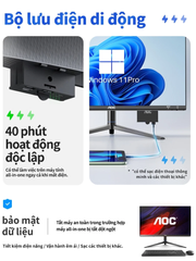 PC All In One AOC A99 (i5-12450H | 16GB | 512GB | Intel UHD 730 | 23.8' FHD | UPS 2600 mAh | Win 11 Pro)