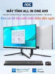 PC All In One AOC A99 (i5-12450H | 16GB | 512GB | Intel UHD 730 | 23.8' FHD | UPS 2600 mAh | Win 11 Pro)