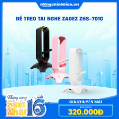 Đế treo tai nghe Zadez ZHS-701G (Đen / Hồng)