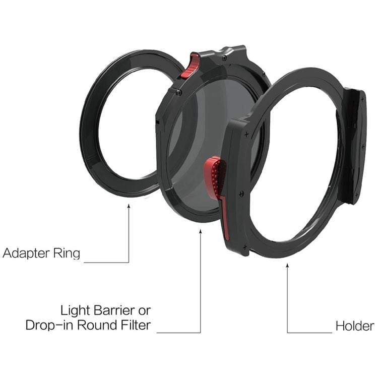 Haida filter holder + CPL 82mm + adapter ring 82mm) - HD4307 / Đã qua sử dụng