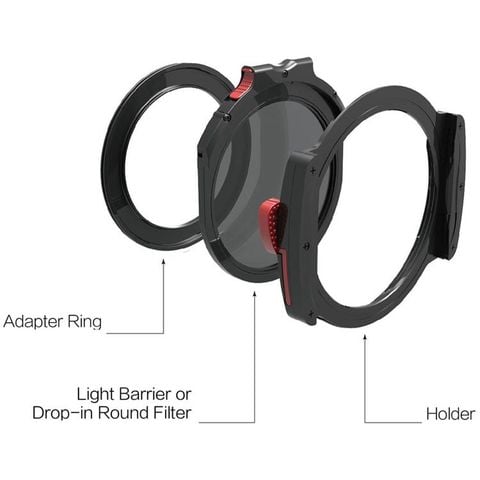 Haida filter holder + CPL 82mm + adapter ring 82mm) - HD4307 / Đã qua sử dụng