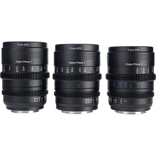 Ống kính Combo 3 lens SIRUI Vision Prime (VP1): 24mm + 35mm + 50mm T1.4 (ngàm E/RF/Z/L)- / chính hãng/ full VAT